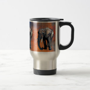 Afrikanische Elefantenwildschützerin Drinking Tass Reisebecher