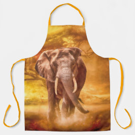 Afrikanische Elephant Nobility Schürze