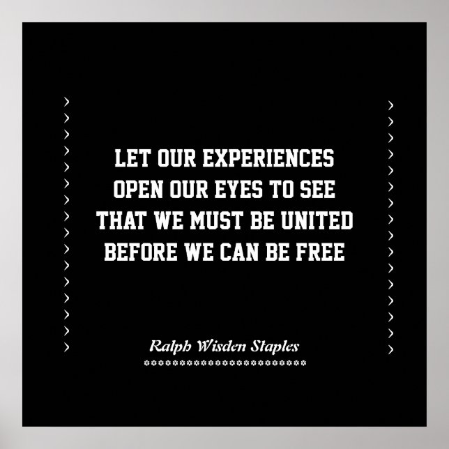 afrikanische Erfahrung Poster (Vorne)