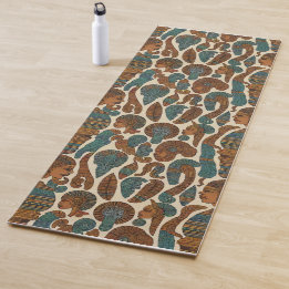 afrikanische Ethnic Pattern Art Yogamatte