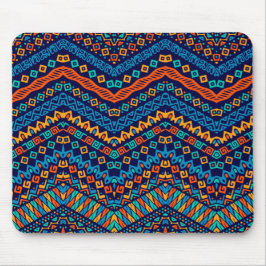 Afrikanische ethnische Muster Funkfarben Mousepad