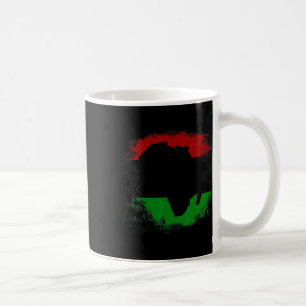 Afrikanische Flagge Afrikanischer Kontinent Karte  Kaffeetasse
