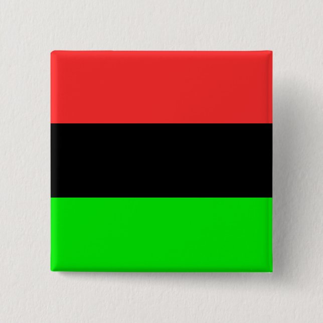 Afrikanische Flagge Button (Vorderseite)