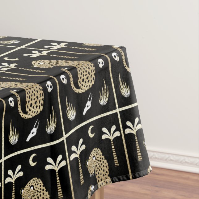 afrikanische Folkkunst Tischdecke (Beispiel)