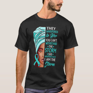 Afrikanische Frau Afro I Be The Storm Dysautonomia T-Shirt
