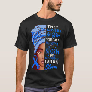Afrikanische Frau Afro Ich bin der Sturm Ataxie-Be T-Shirt