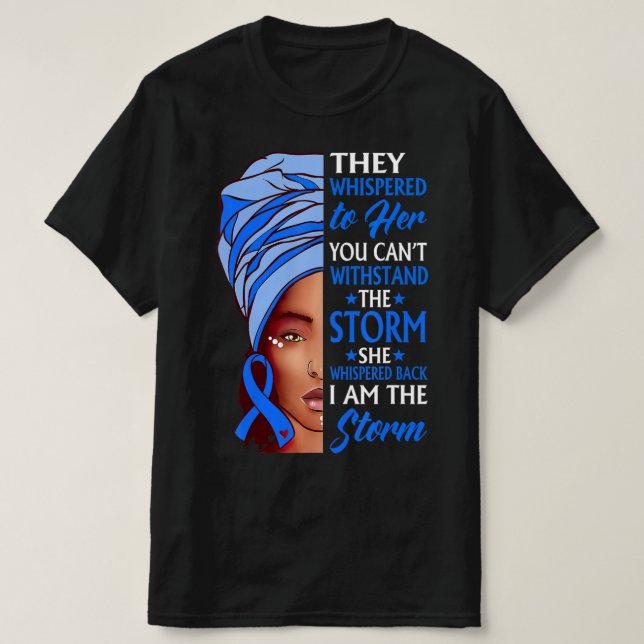Afrikanische Frau nach dem Sturm Ataxia T-Shirt (Design vorne)