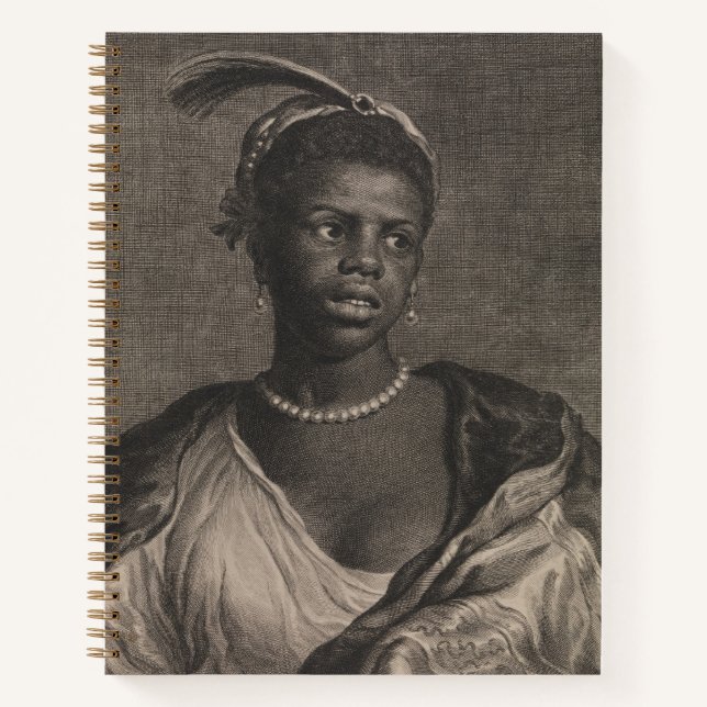 Afrikanische Frau Notizbuch (Vorderseite)