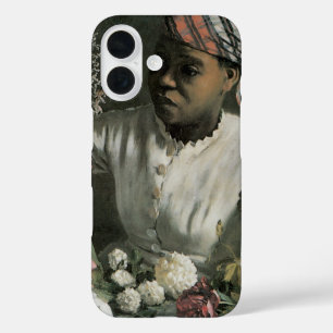 Afrikanische Frau Päonien von Frederic Bazille, Bl title_seo2