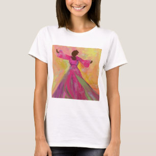 Afrikanische Frau Tanzende Damen T-Shirt
