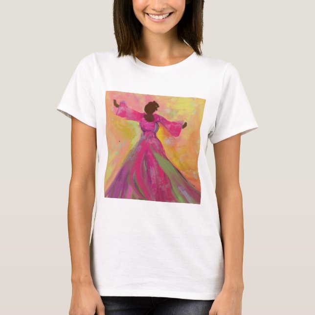 Afrikanische Frau tanzt T - Shirt von Frauen (Vorderseite)