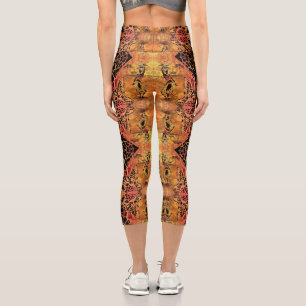 Afrikanische Frau und Giraffe Leggings