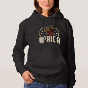 afrikanische Frau Womanismus ethnischer Ohrring Ha Hoodie