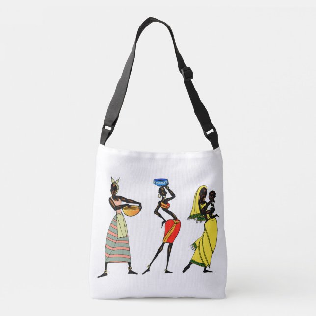Afrikanische Frauen drucken Tasche (Rückseite)