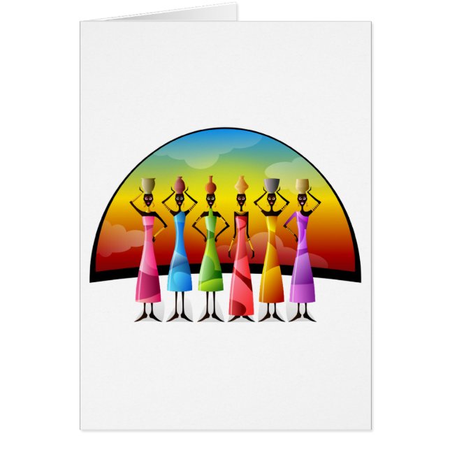 Afrikanische Frauen mit Schiffen (Vorne)