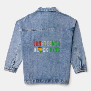 Afrikanische Freiheitsgeschichte - Schwarze Geschi Jeansjacke