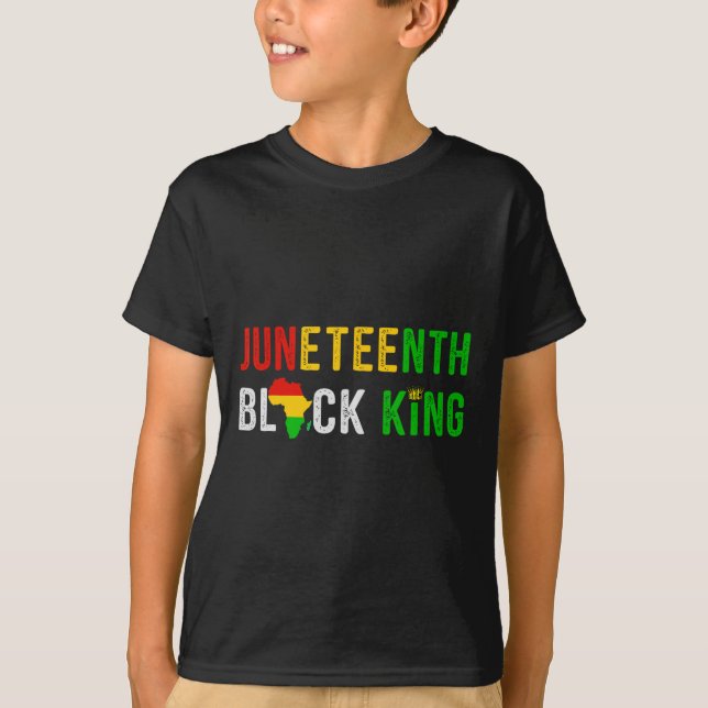 Afrikanische Freiheitsgeschichte - Schwarze Geschi T-Shirt (Vorderseite)