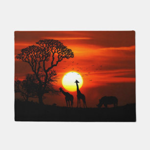 Afrikanische Fußmatte