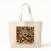 Afrikanische Geometrie-Tasche