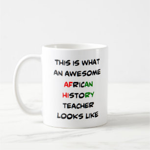 afrikanische Geschichtslehrerin, phantastisch Kaffeetasse