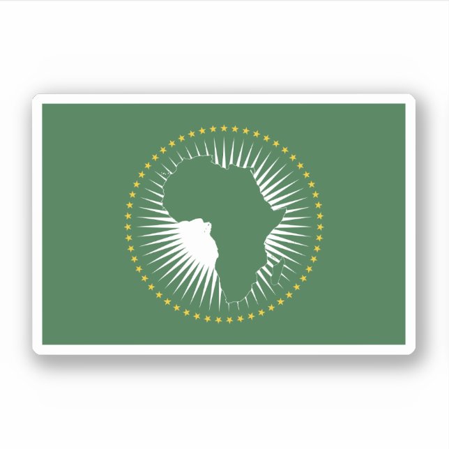 Afrikanische Gewerkschaft Aufkleber (Vorderseite)