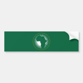 Afrikanische Gewerkschaft-Flagge (Afrika) (Panafri Autoaufkleber