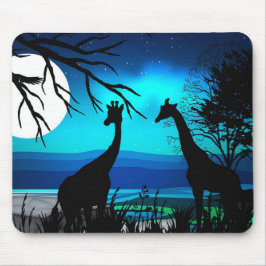 Afrikanische Giraffen Mousepad