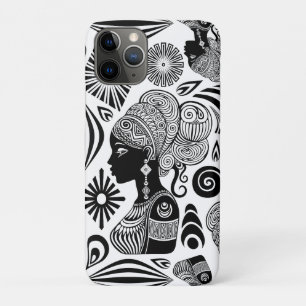 Afrikanische Girl Portrait Tribal Tattoo Case-Mate iPhone Hülle