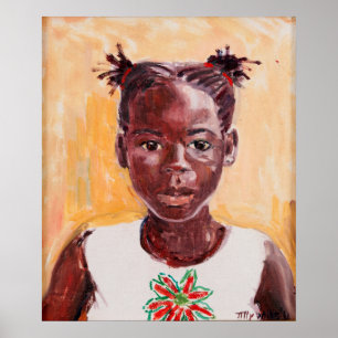Afrikanische Girl Poster