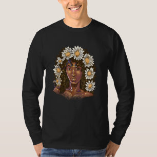 Afrikanische Haarzubehör Blume Girl Gardener Gar T-Shirt