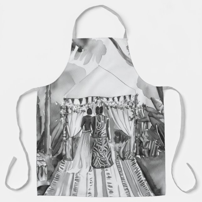 Afrikanische Hochzeit Schürze (Vorderseite)
