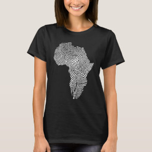 Afrikanische Identität Afrikanischer amerikanische T-Shirt