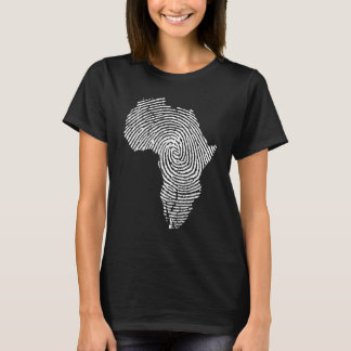 Afrikanische Identität Afrikanischer amerikanische T-Shirt