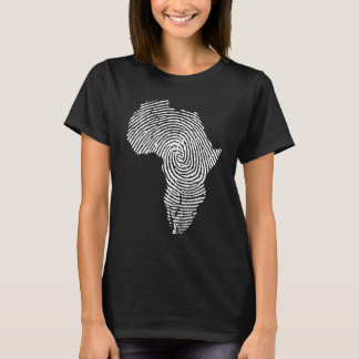 Afrikanische Identität Afrikanischer amerikanische T-Shirt