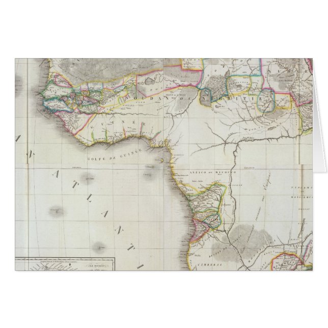 Afrikanische Karte (Vorderseite (Horizontal))