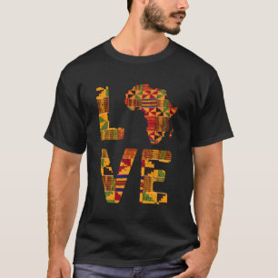 Afrikanische Karte für das traditionelle Afrika Ke T-Shirt