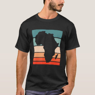 Afrikanische Karte Kontinent für Afrikanischer Pri T-Shirt