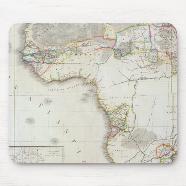 Afrikanische Karte Mousepad (Vorne)