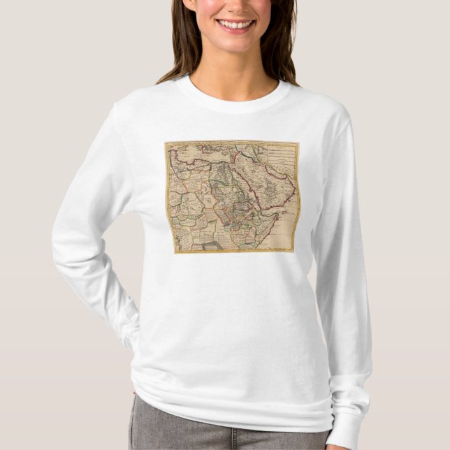 Afrikanische Karte T-Shirt (Vorderseite)