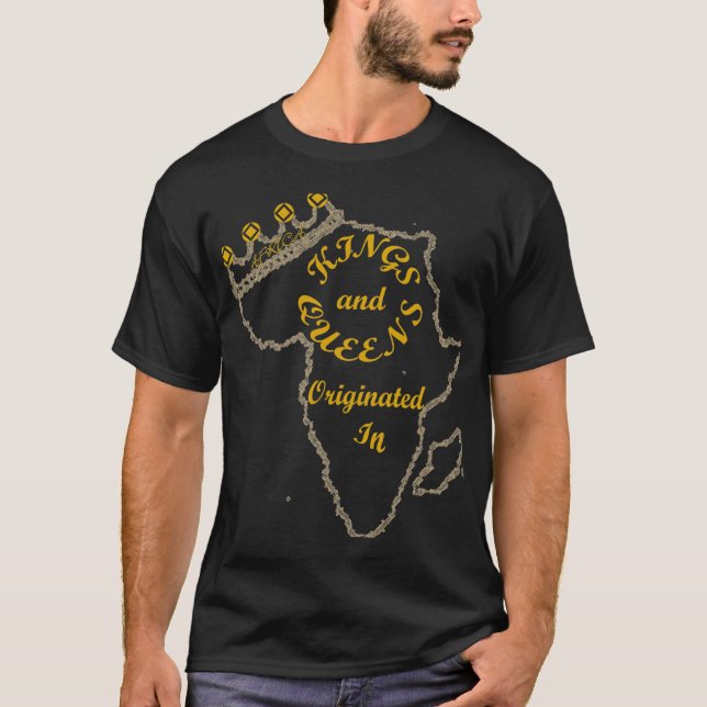 Afrikanische Könige und Queens T-Shirt (Vorderseite)