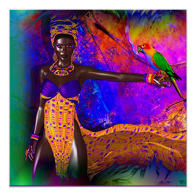 Afrikanische Königin Poster (Vorderseite)