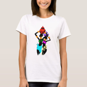 Afrikanische Korb-Frauen T-Shirt