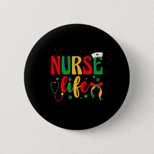 Afrikanische Krankenschwestern und Krankenschweste Button