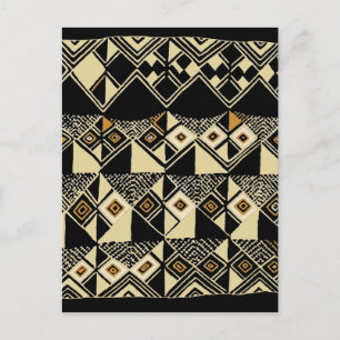 Afrikanische Kuba-Inspirierte Designs Postkarte
