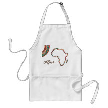 Afrikanische Kultur in Küchenkleid