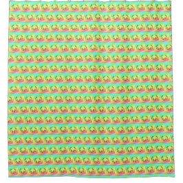Afrikanische Kunst, Feiern von Farben Duschvorhang