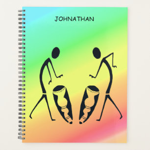 Afrikanische Kunst, Feiern von Farben Planer