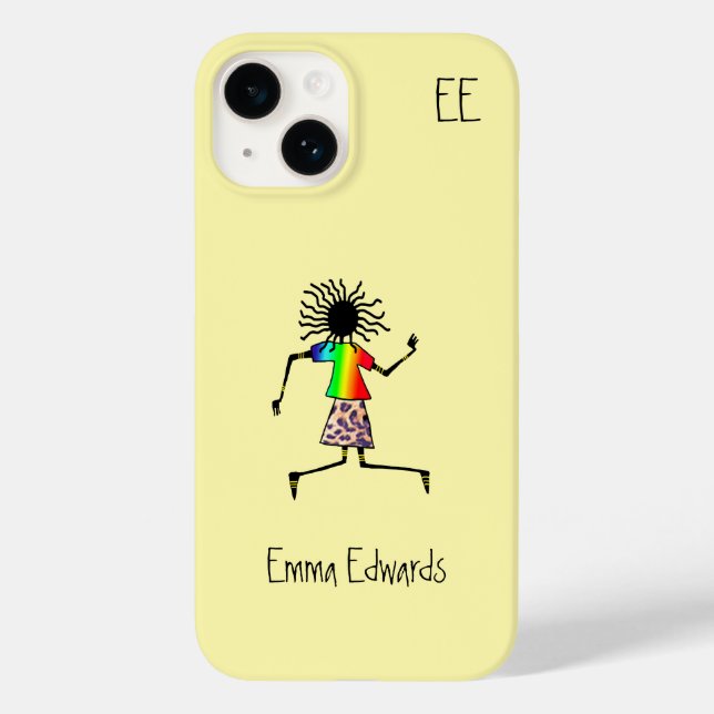 Afrikanische Kunst, Glücksmusik Case-Mate iPhone 14 Hülle (Rückseite)