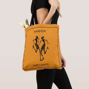 Afrikanische Kunst, "Happy Dance" Tasche