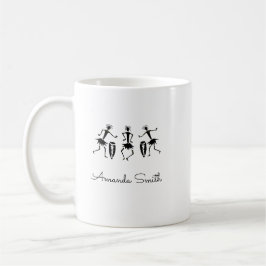 Afrikanische Kunst, Niedliche glückliche Tänzer We Kaffeetasse